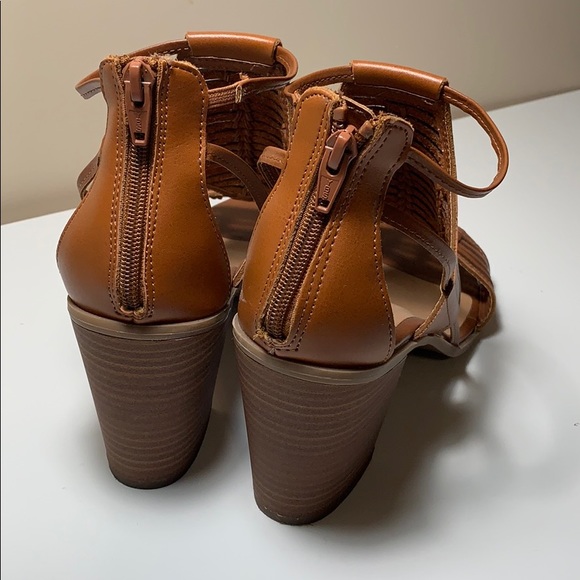 Merona open toed woven block heel - Picture 4 of 5